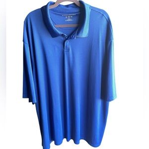 Saddlebred 3XL Big and‎ Tall Performance Polo Shirt Blue